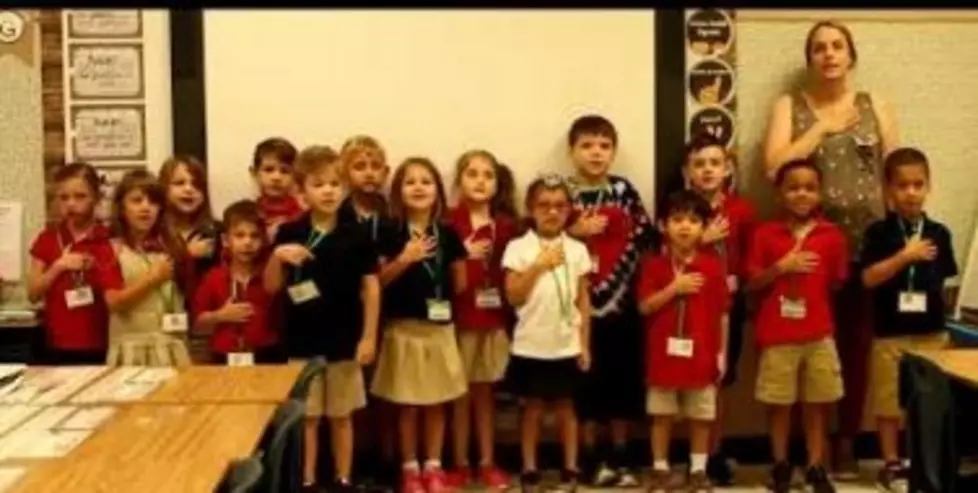 See Video of Mrs. Page’s 1st Grade at TL Rodes Reciting Pledge