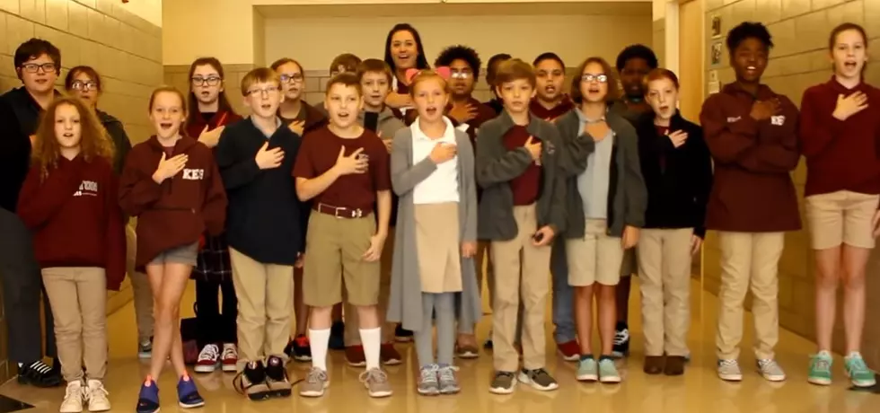 See Ms. Pierce’s 5th Grade at Kingston Lead us in Pledge [VIDEO]
