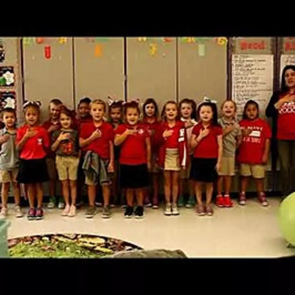 See Mrs. Beaty’s 1st Grade at Haughton Lead us in Pledge [VIDEO]