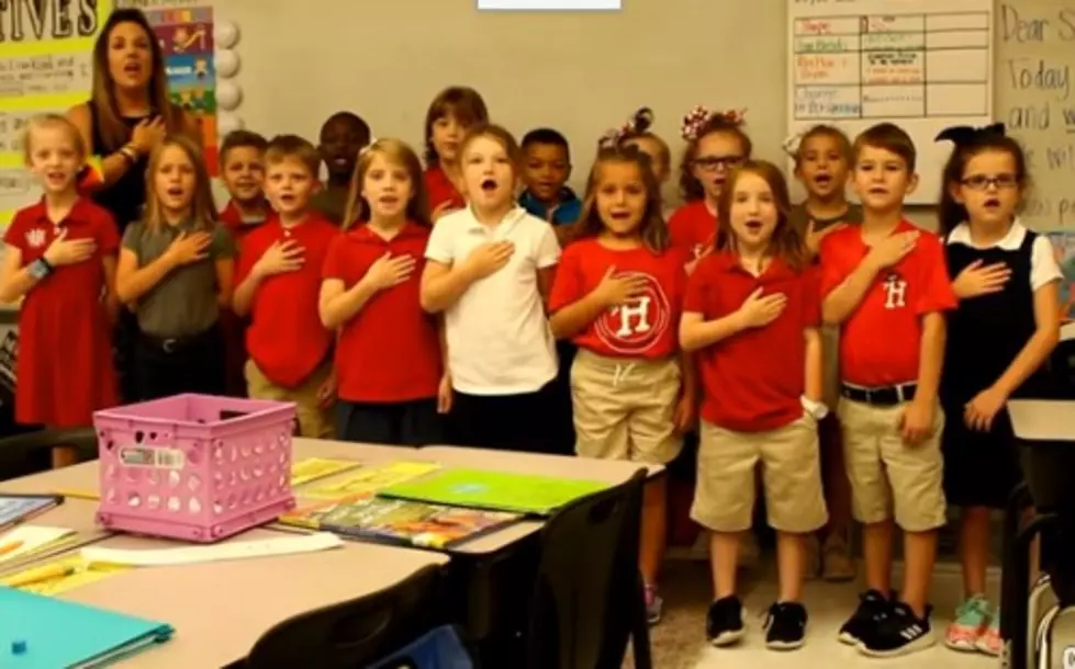 See Ms. Bruton&#8217;s 2nd Grade at Haughton Reciting Pledge [VIDEO]