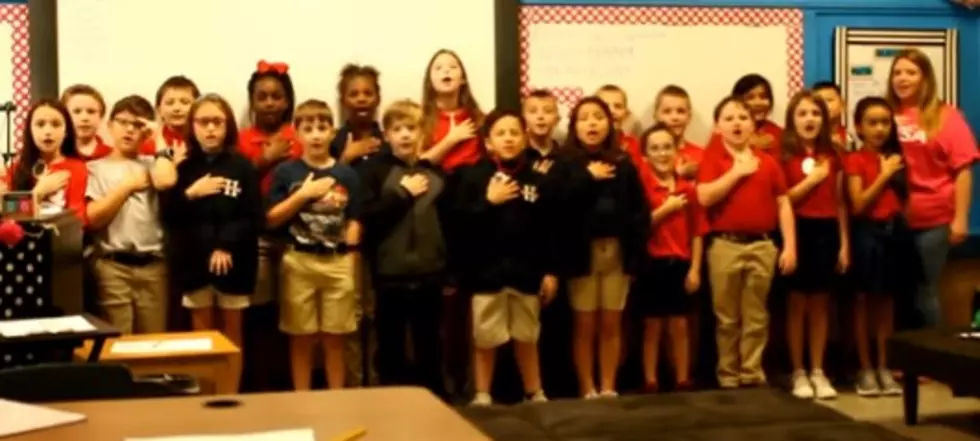 Ms. Culpepper’s 3rd Grade at Platt Leads us in Pledge [VIDEO]