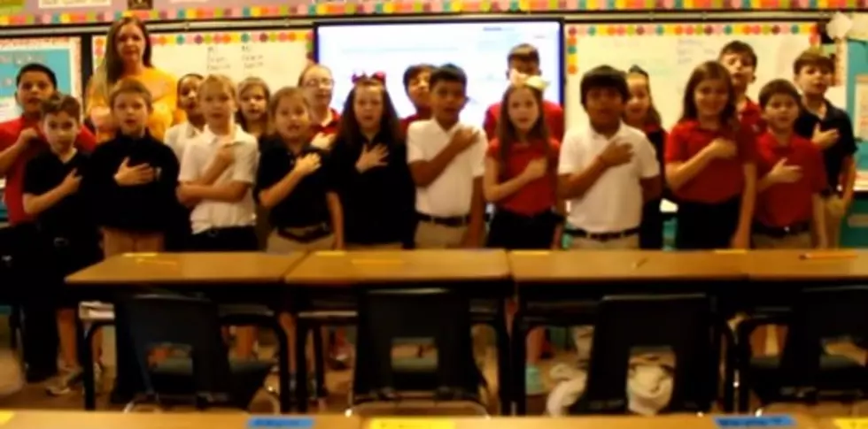 Watch Mrs. Ogletree’s 3rd Grade at Platt Reciting Pledge [VIDEO]