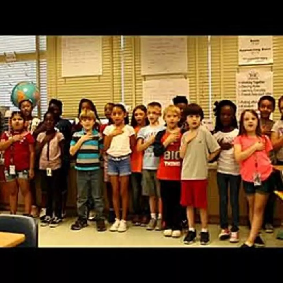 Watch Ms. Stone’s 3rd Grade at N. Caddo Reciting Pledge [VIDEO]