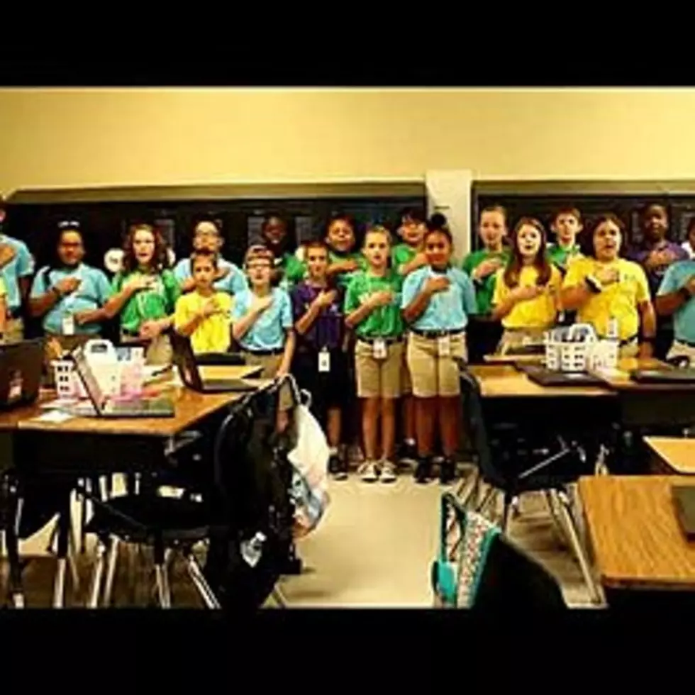 Video of Mrs. Wilson&#8217;s 5th Grade at Princeton Reciting Pledge