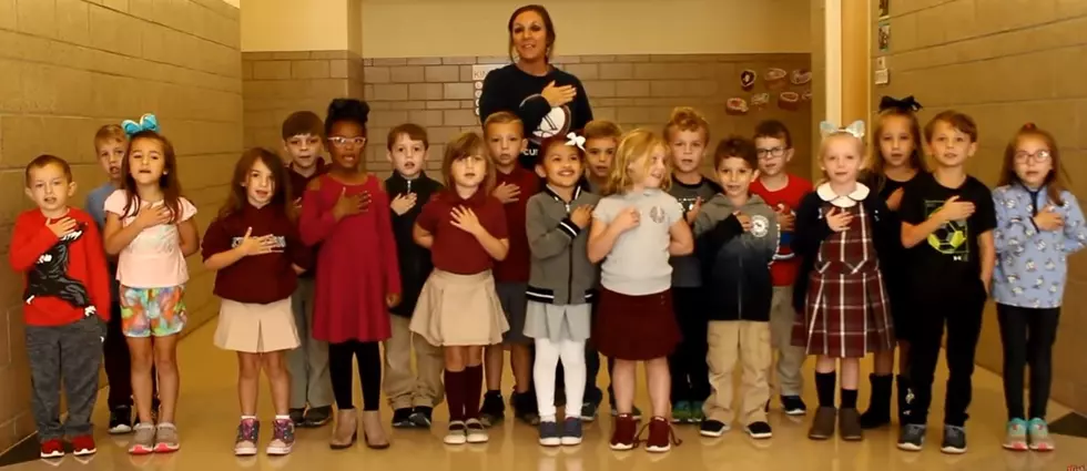 See Mrs. Williams’ Kindergarten at Kingston Lead us in Pledge [VIDEO]