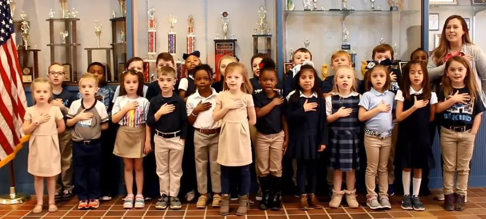 Video of Mrs. Wilburn’s 1st Grade at Stockwell Leading us in Pledge
