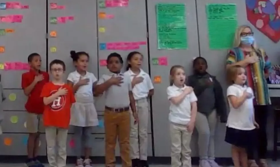 Watch Mrs. Lee’s 1st Grade at Haughton Lead us in Pledge [VIDEO]