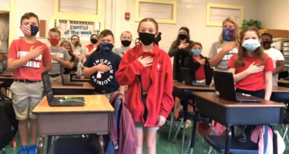 See Ms. Dodd’s 4th Grade at Princeton Lead us in Pledge [VIDEO]