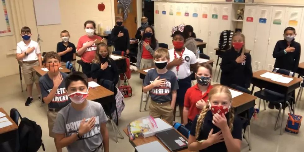 Mrs. Gaspard&#8217;s 4th Grade at Princeton Lead us in Pledge [VIDEO]