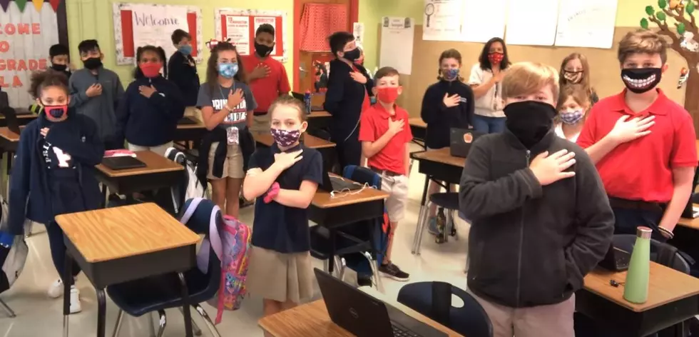 Video of Mrs. Hodge’s 5th Grade at Princeton Reciting Pledge