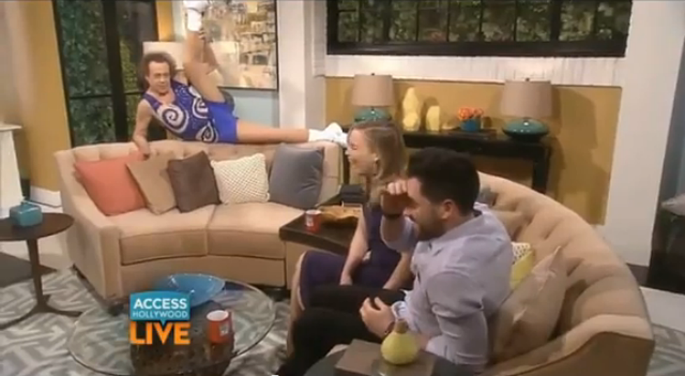 Fitness Guru Richard Simmons Loses It When He Appears on Access Hollywood [VIDEO]