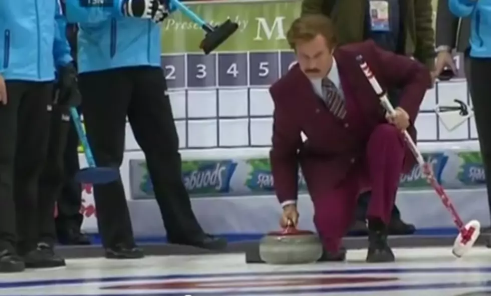 Ron Burgundy’s Curling Career Debut [VIDEO]