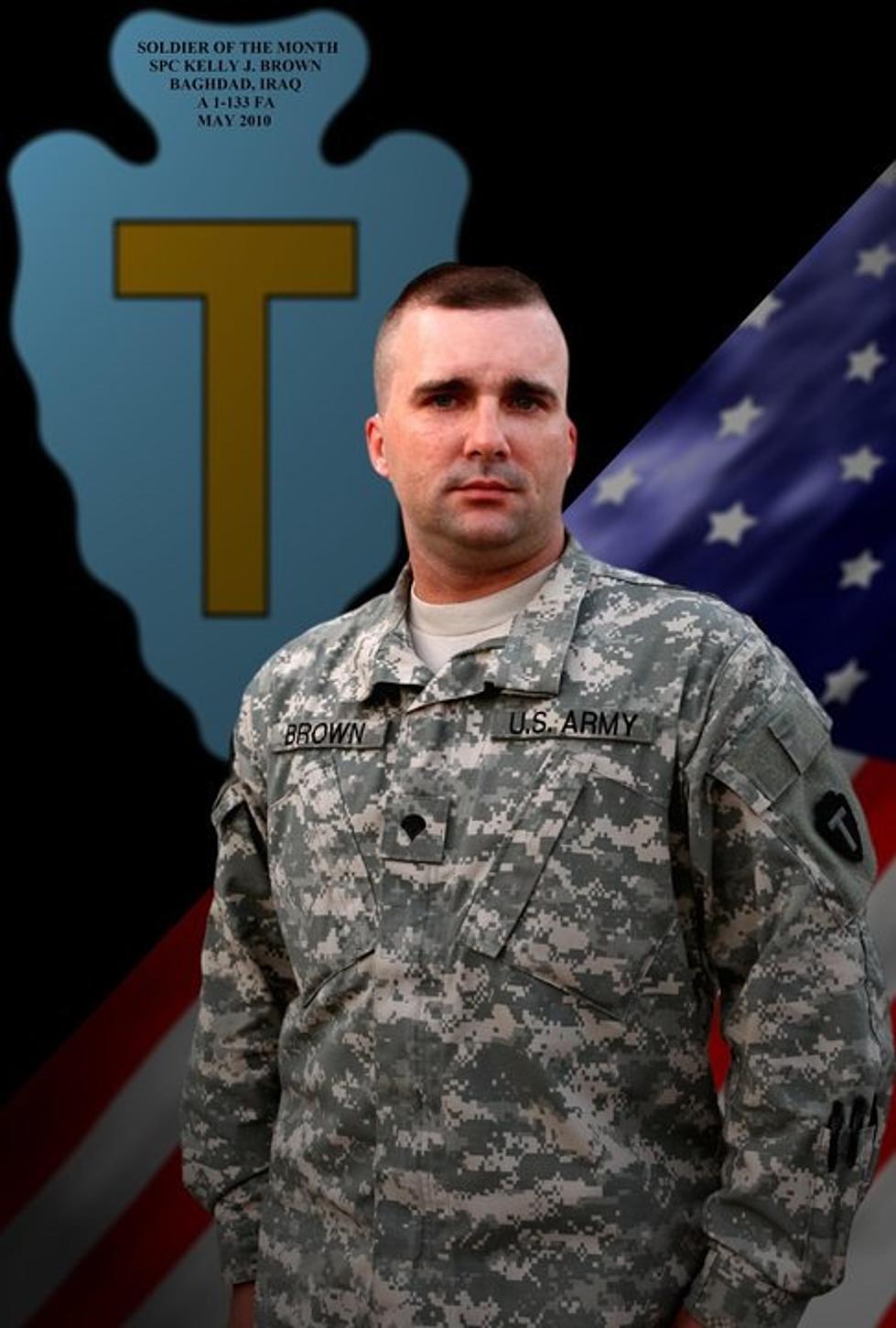 KNUE ‘Hometown Hero’ of the Week: Army Sgt. Kelly Brown of Kilgore