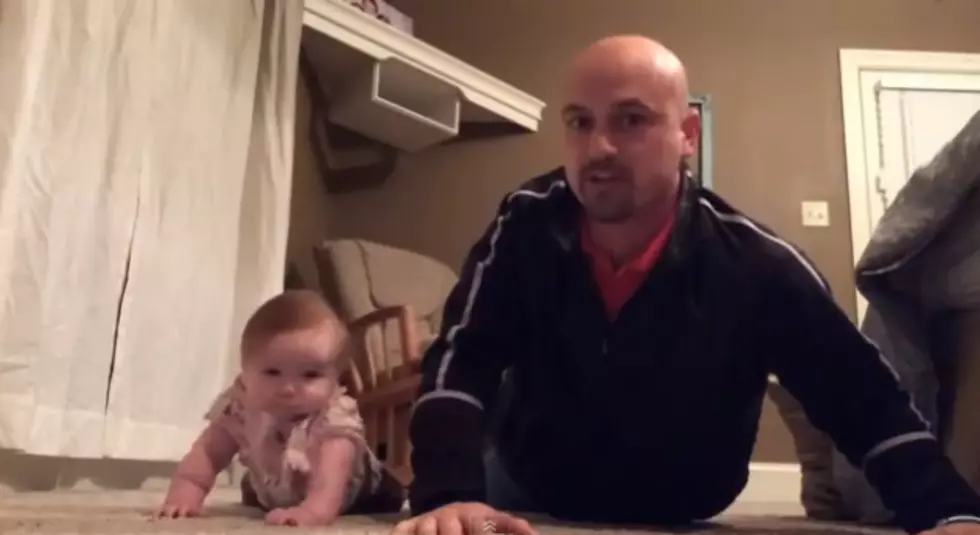 Check Out This Baby and Daddy Working Out [VIDEO]