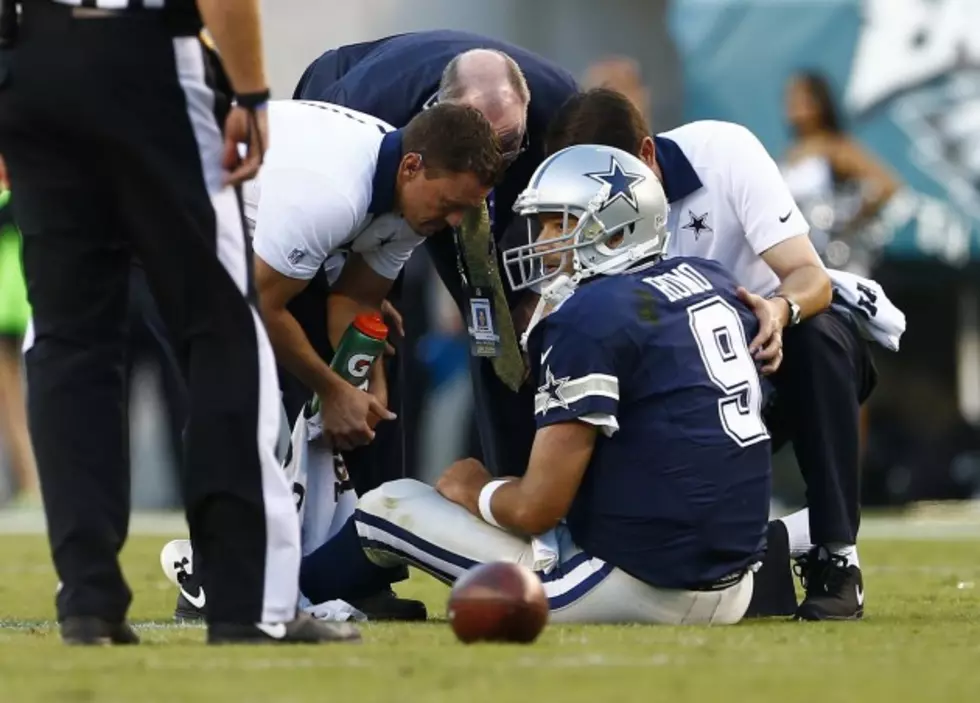 Tony Romo Expected to Miss 8 to 10 Weeks With Broken Collarbone