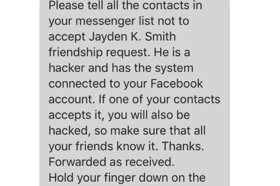 Don&#8217;t Be That Facebook Friend: The Jayden K Smith Message is a Hoax