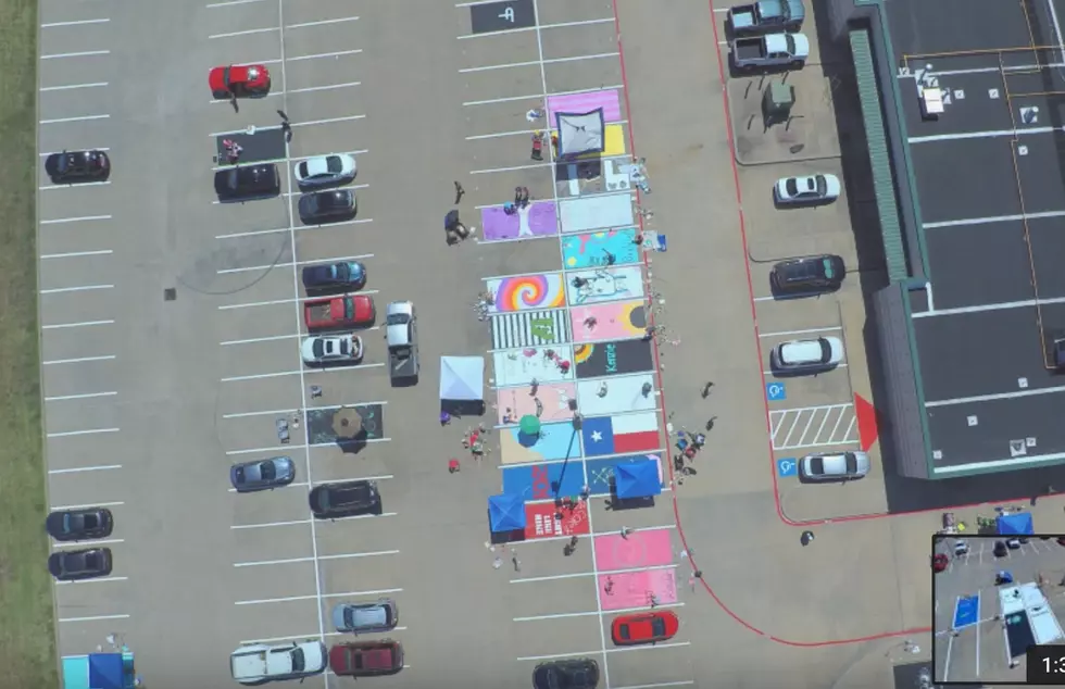 Caddo Mills High Senior Parking Spot Paintings Inspire the Internet