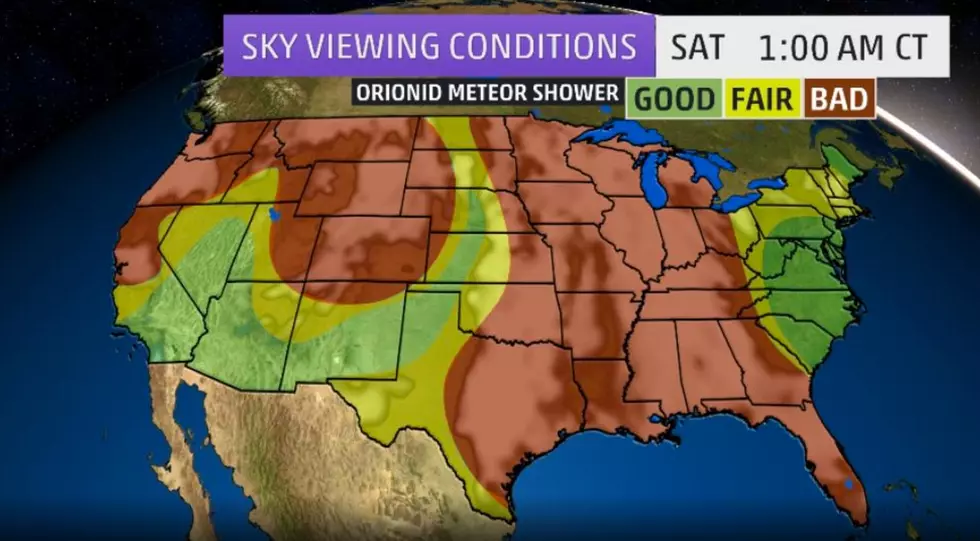 Look Up This Weekend, Orinoid Meteor Shower Should Be Visible