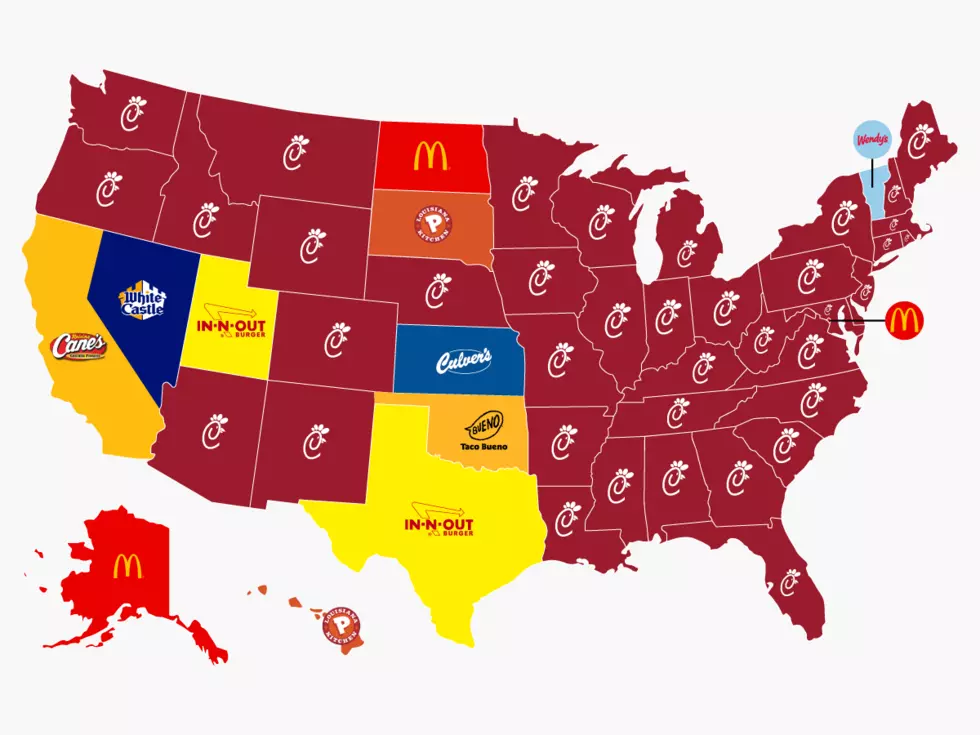 This Map of Each State’s Favorite Fast Food Chain is Wrong