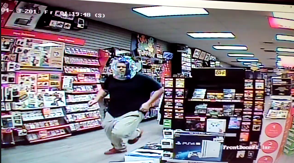 Dumb Crook of the Week - Guy Robs Gamestop with Clear Bag On Face