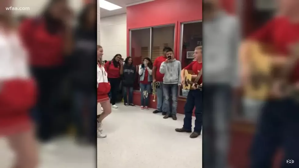 [Watch] Terrell Student Covers George Strait to ask Girl to Prom