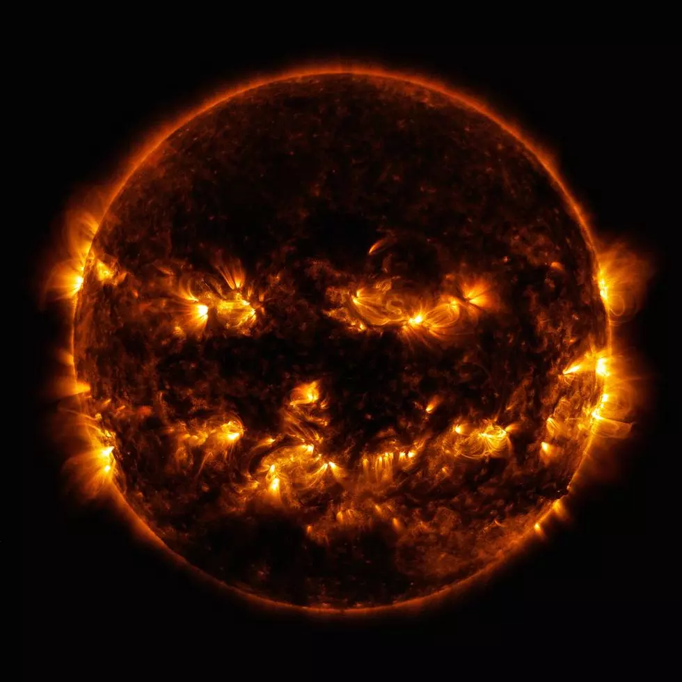 A Jack-O-Lantern Sun Revealed Five Years Later