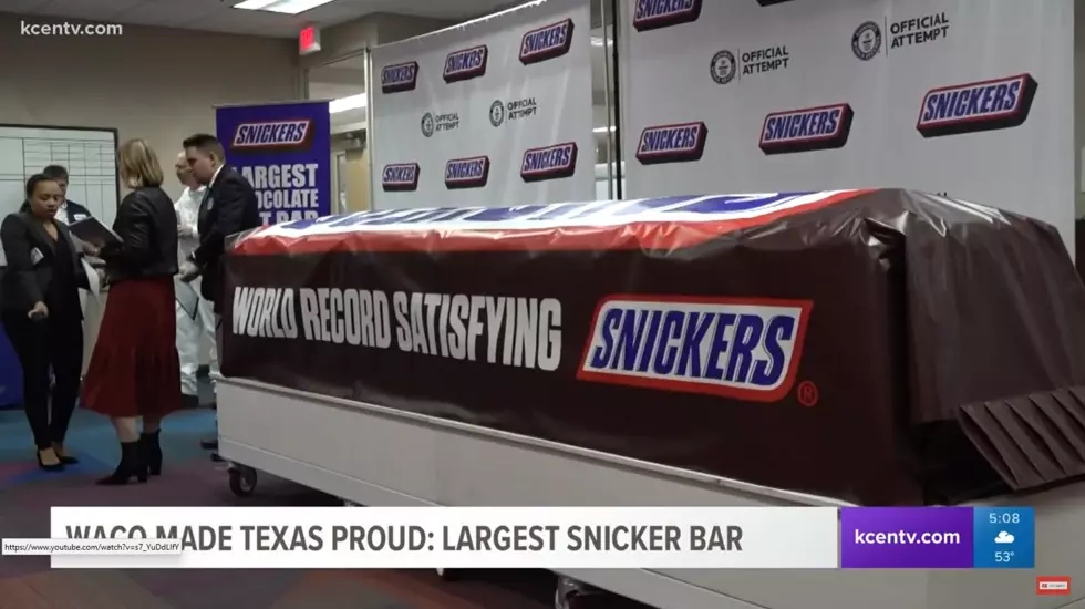 World's Largest Snickers Bar Belongs to Waco