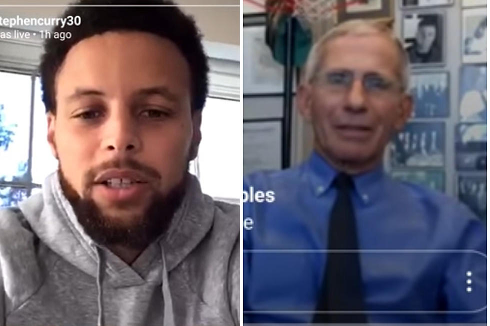 NBA All-Star Steph Curry Discusses COVID-19 With Dr. Fauci On Instagram