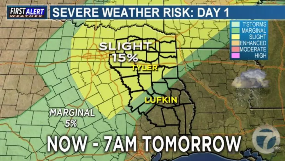 Severe Storms Expected Thursday Night, Tornado Watch Issued