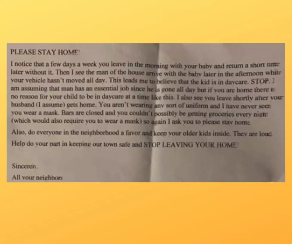 911 Dispatcher Shocked By Neighbor&#8217;s Note Telling Her To Stay Home
