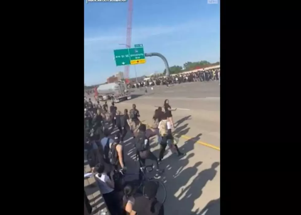 VIDEO: Semi Driver Arrested After Rolling Into Minneapolis Protest