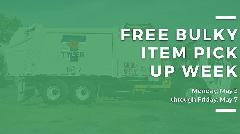 Tyler’s Free Bulky Item Week Begins Monday, May 3