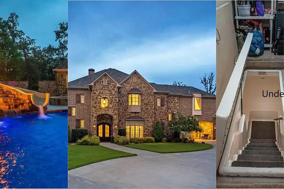 Awesome Longview House For Sale Has Storm Shelter and Waterslide