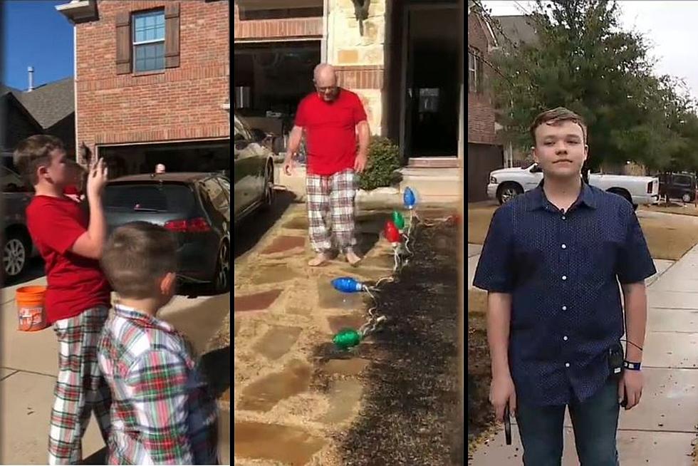 Texas Kid Immediately Uses Christmas Present to Set Fire to His Family’s Lawn