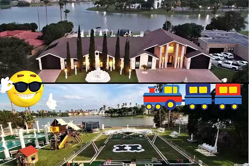 Electric Train Set at Million Dollar Rancho Viejo, TX Home