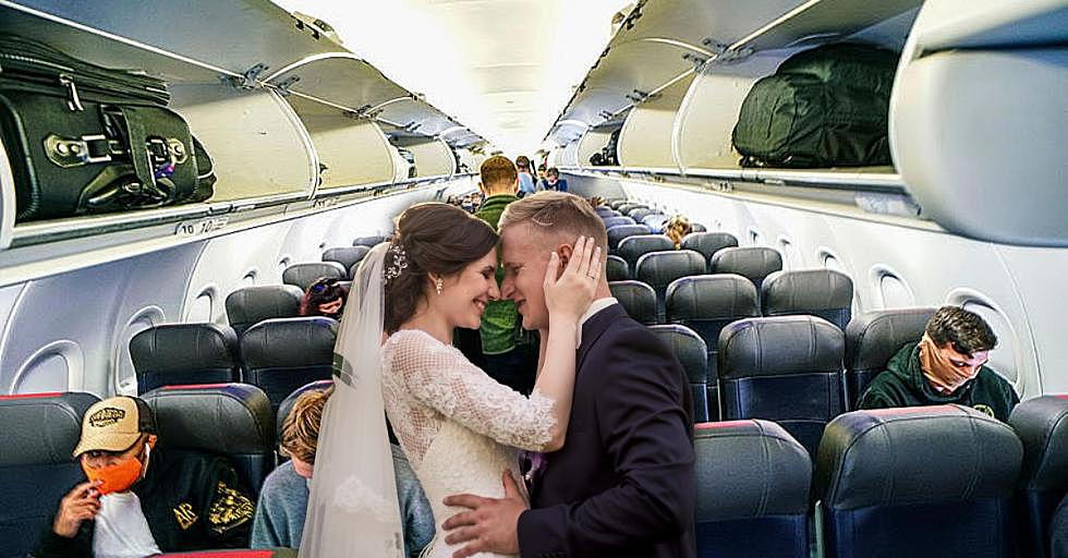 Multiple Flight Delays Later, One Frustrated Couple Wed on a Southwest Airlines Plane in Dallas, TX