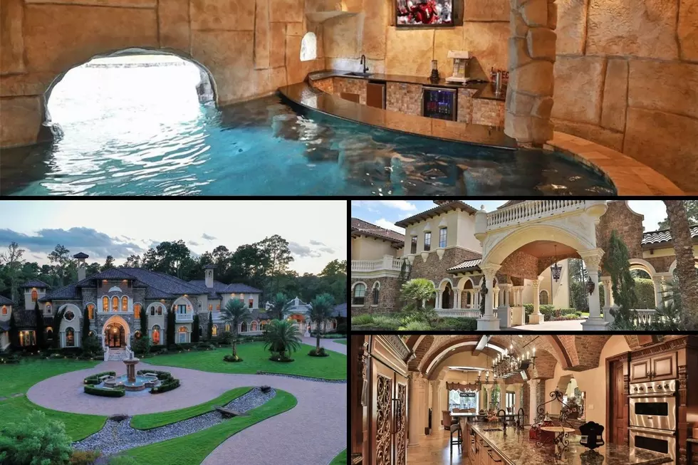 This Home For Sale in Magnolia, Texas Has The Best Swim Up Bar!