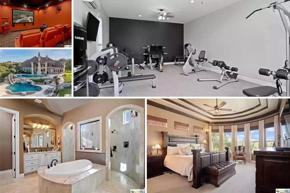 This New Braunfels Home Provides it All From Movies to Muscles