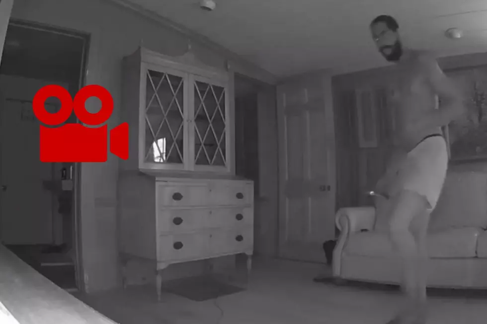 Texas Burglar in His Underwear Caught on Home Security Camera