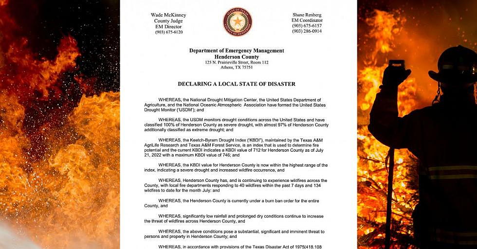BREAKING: Henderson County Declares Local State of Disaster