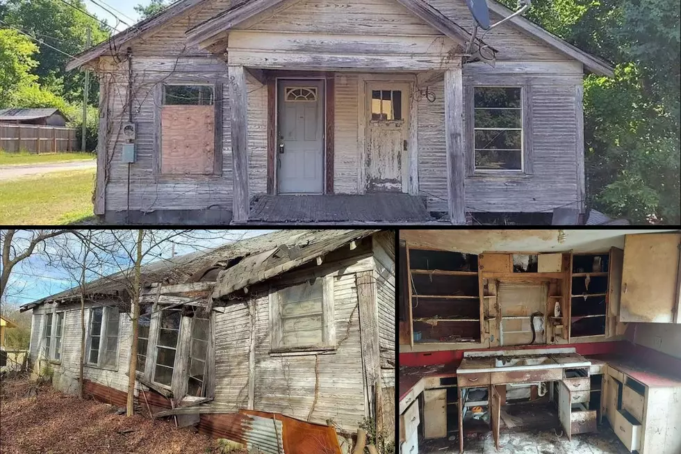 One Swift Wind Would Demolish This Home For Sale in Marshall, Texas