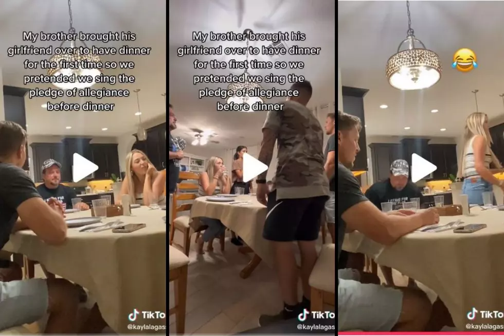Hilarious Video Shows Family Pranking New Girlfriend at Dinner on TikTok