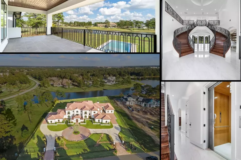 Luxurious Foyer as You Enter This New Tomball, Texas Mansion