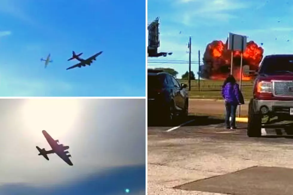 [VIDEO] Two Planes Collide in the Air at Dallas, Texas Airshow, Then Crash
