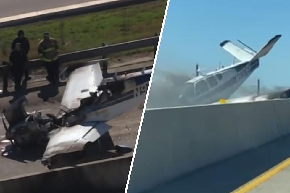 Scary Airplane Crash Lands On a Busy Freeway Outside of Houston