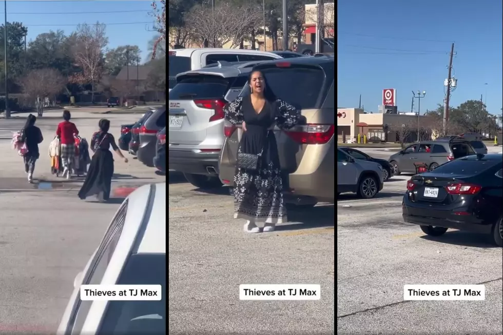 3 Thieves Leave TJ Maxx in Katy, TX With Cart Full of Clothes