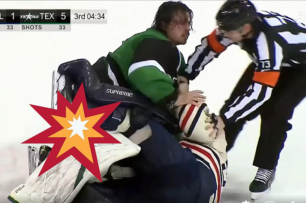 WATCH: Intense Goalie Fight at Last Week&#8217;s Stars Game in Dallas, Texas