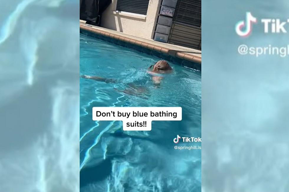 This Mom Perfectly Shows Why Kids Should Not Wear Blue Swim Suits