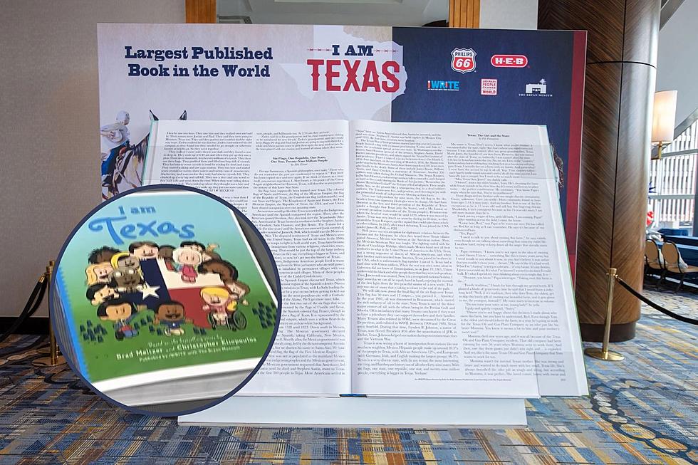 A World Record 7 Foot Tall Texas Themed Book is Traveling Around the State