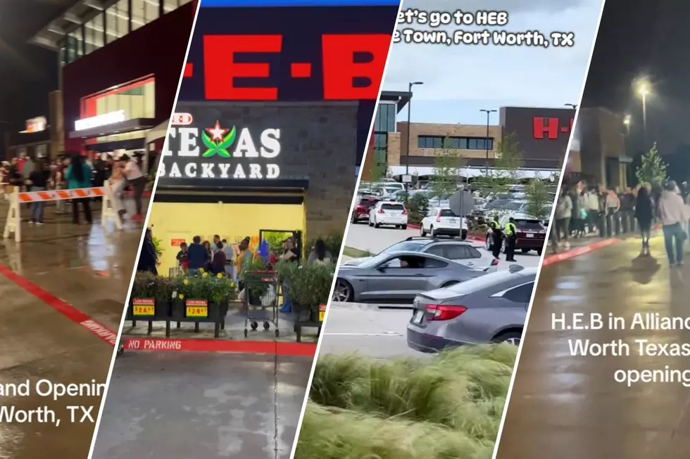 Over 800 Showed Up to the Grand Opening of H-E-B in Fort Worth, Texas